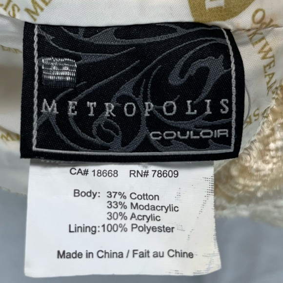 Metropolis Couloir Skiwear vintage fuzzy hat medium large oversized butterscotch - Picture 8 of 16